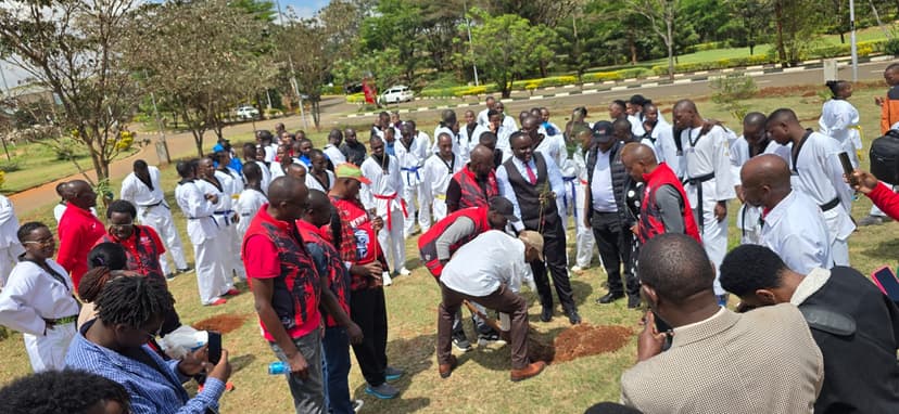 Tree planting excercise officially kicks of at Moi International Sports Centre Kasarani